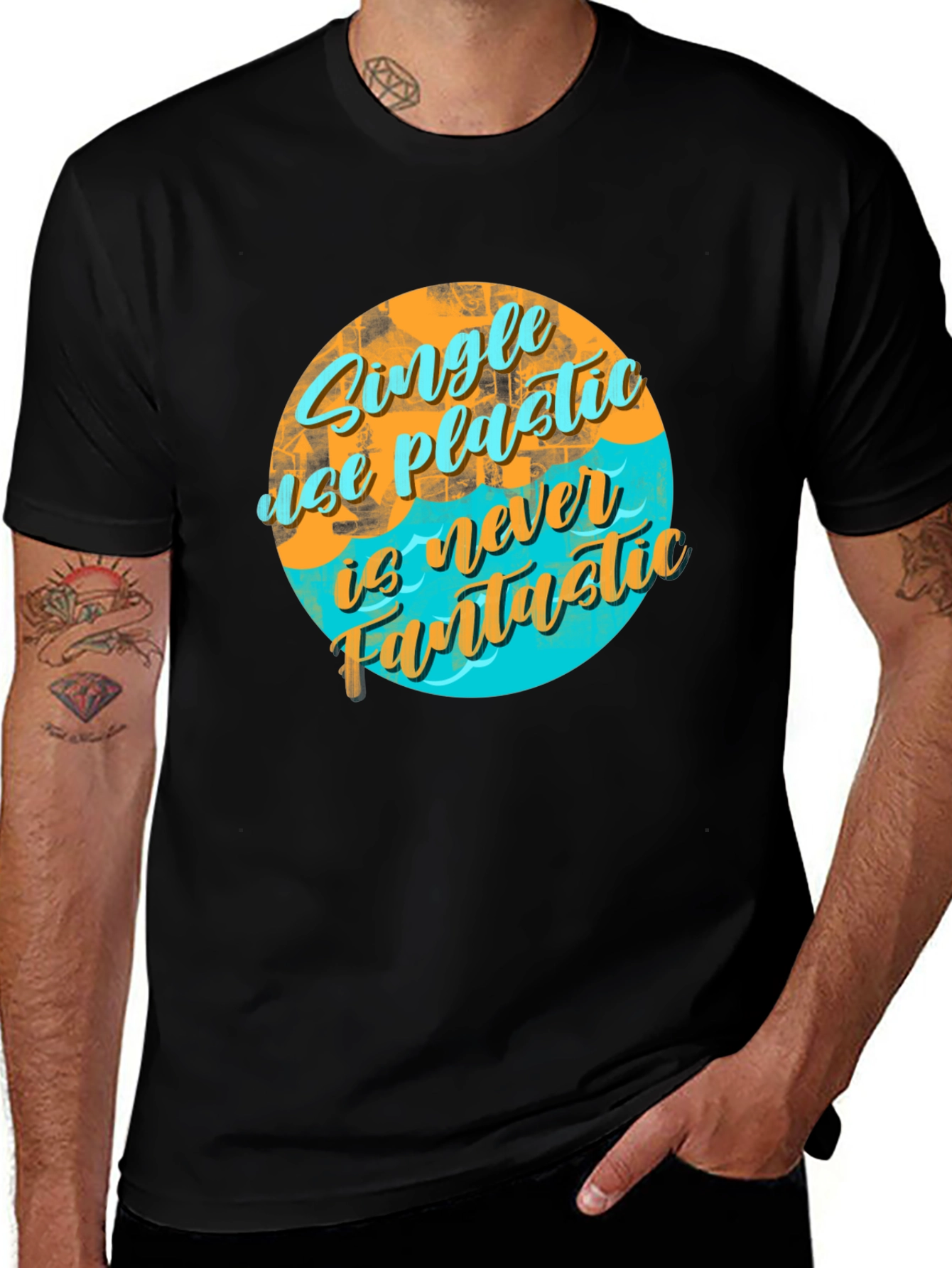 Eco-Friendly Single-Use Plastic T-Shirt
