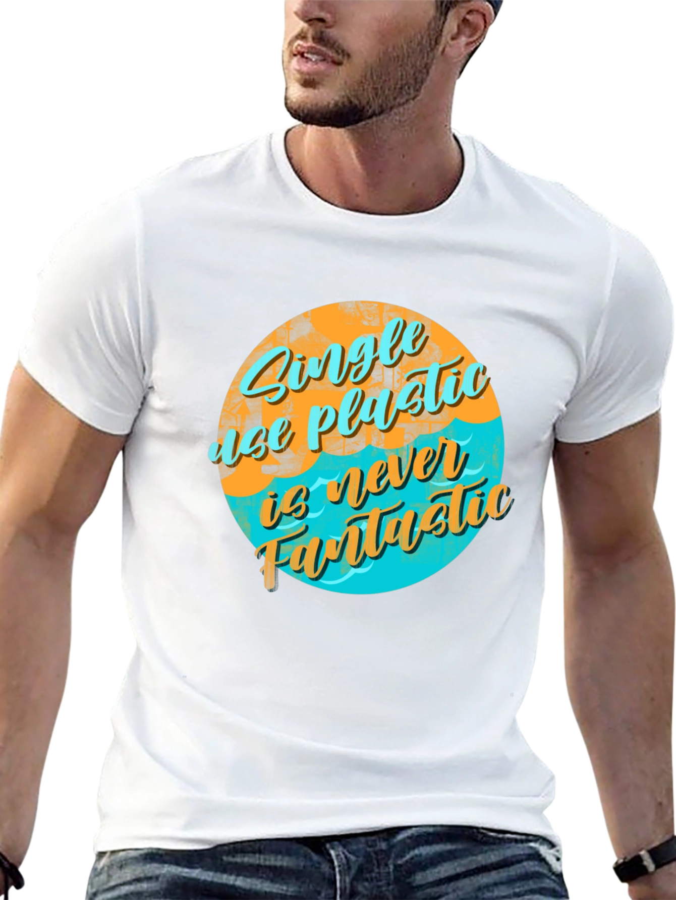 Eco-Friendly Single-Use Plastic T-Shirt