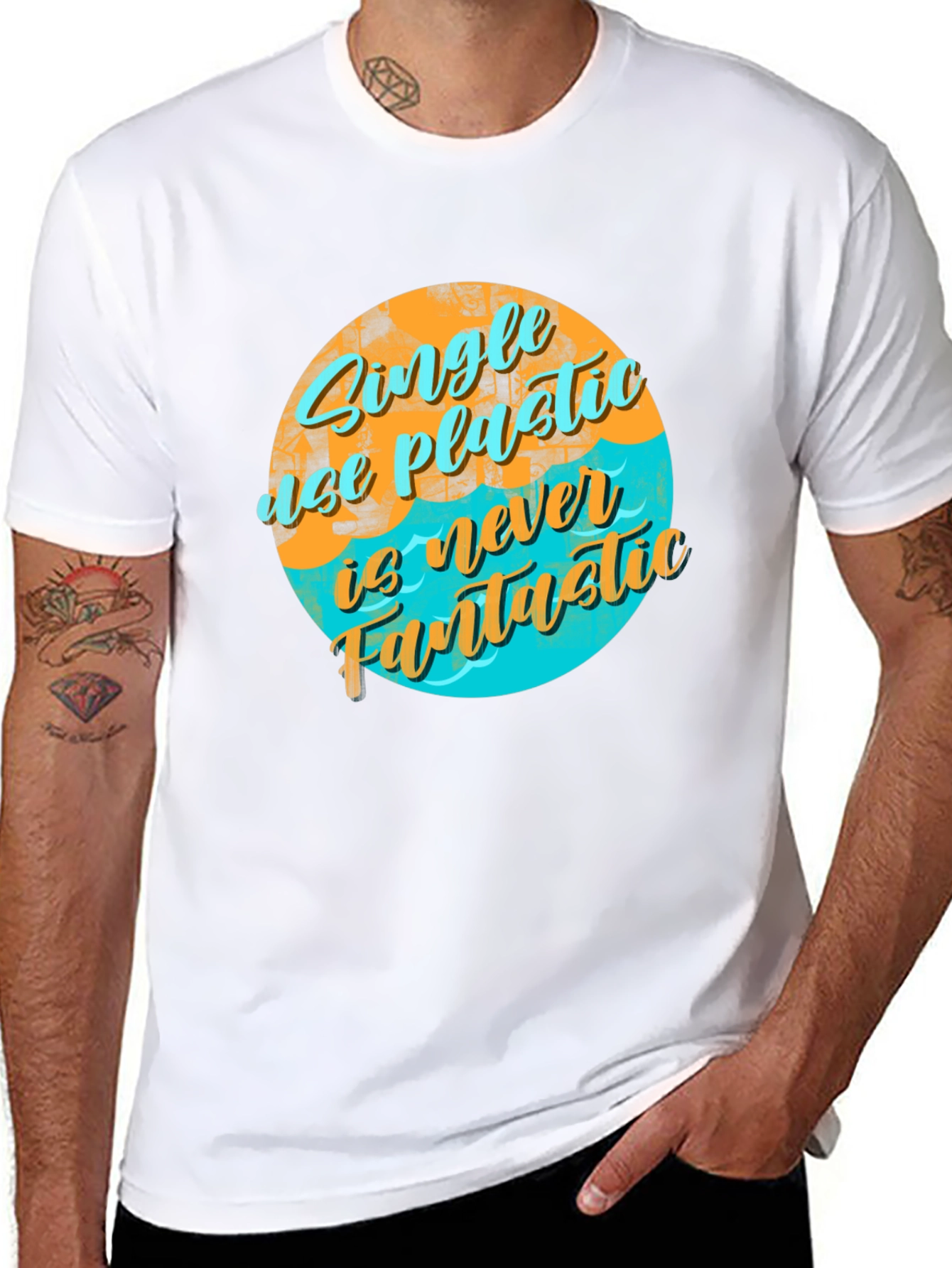 Eco-Friendly Single-Use Plastic T-Shirt