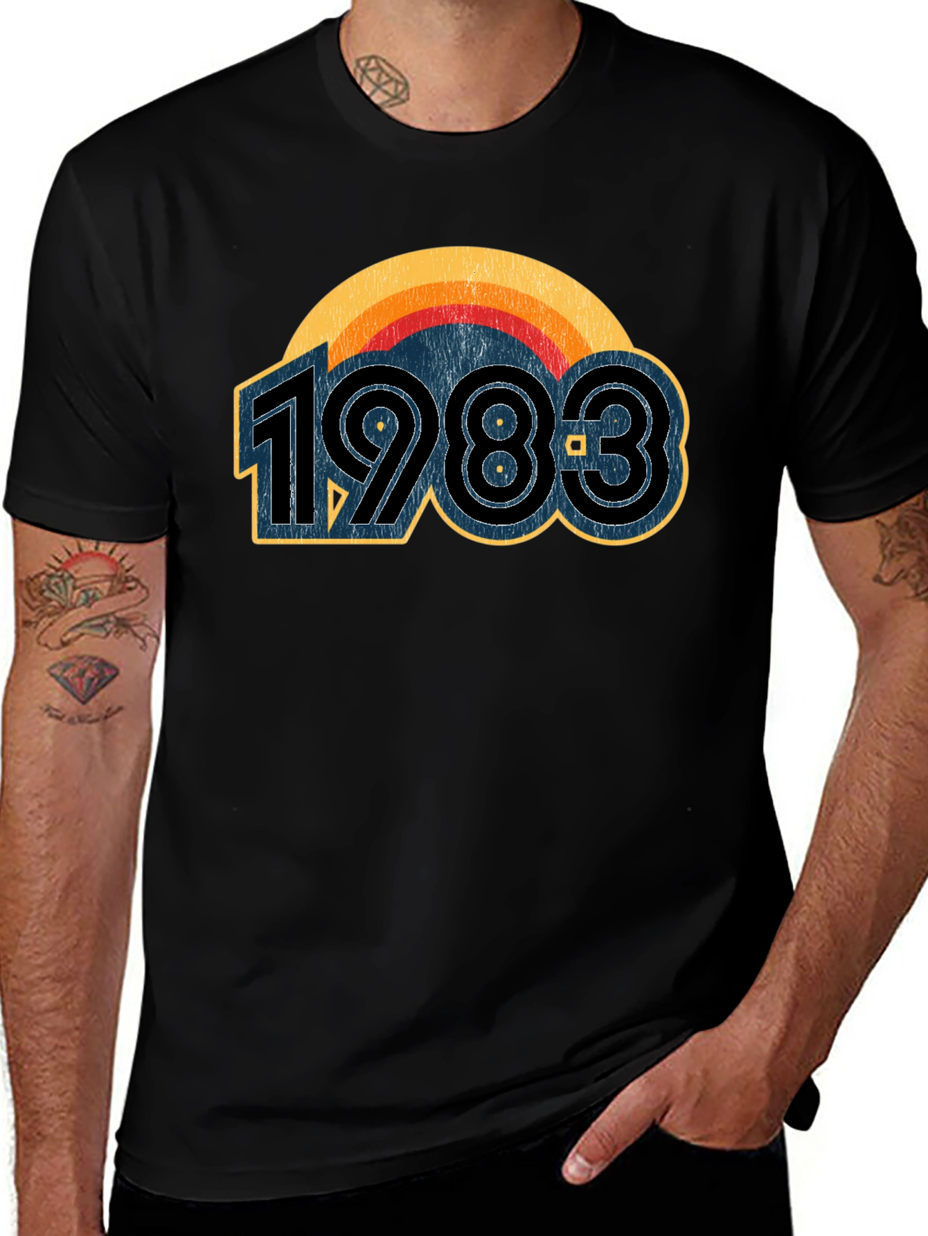Retro 1983 Graphic Tee - Vintage Birthday Gift