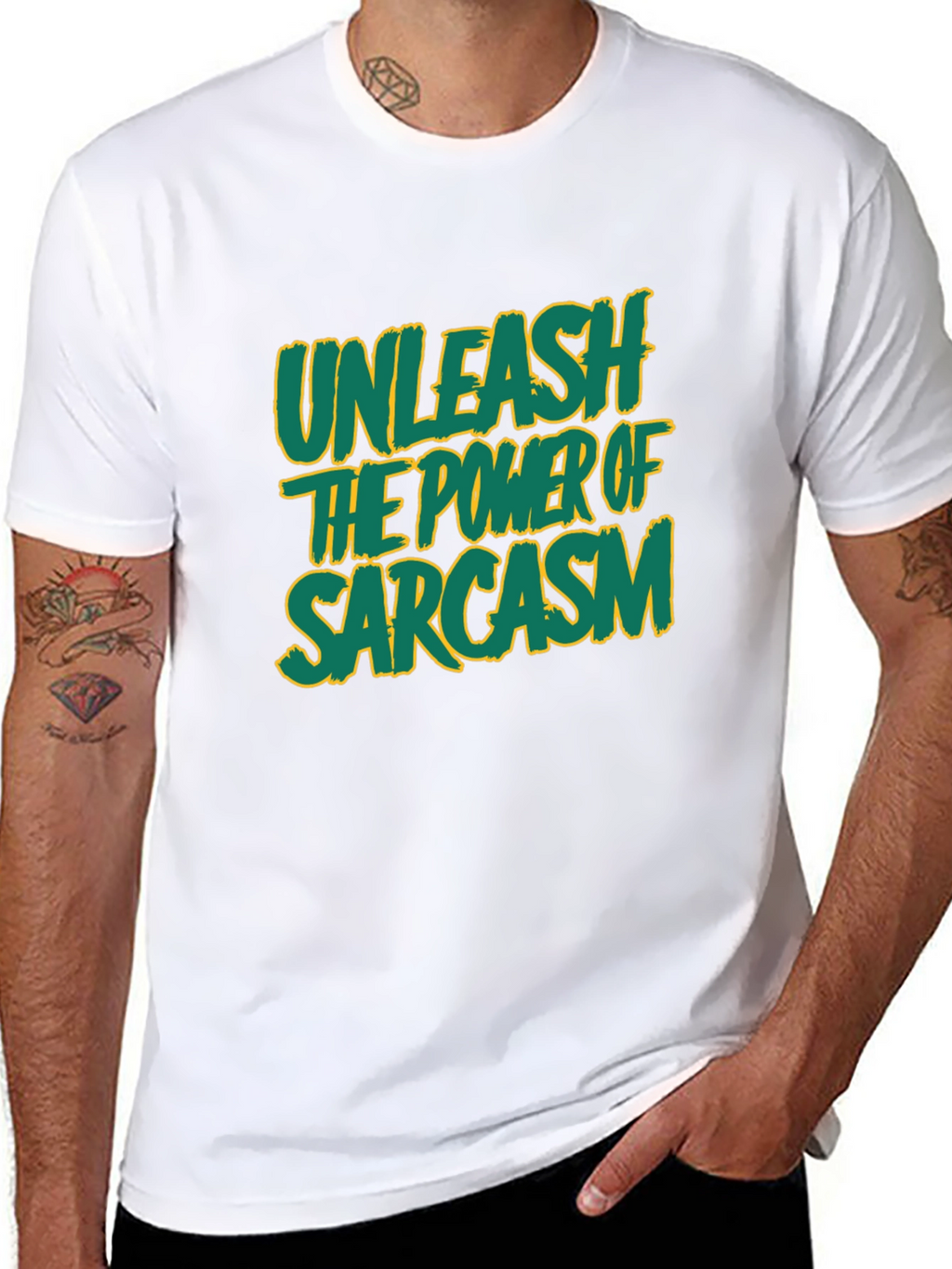 Unleash Sarcasm T-Shirt -  Funny Graphic Tee