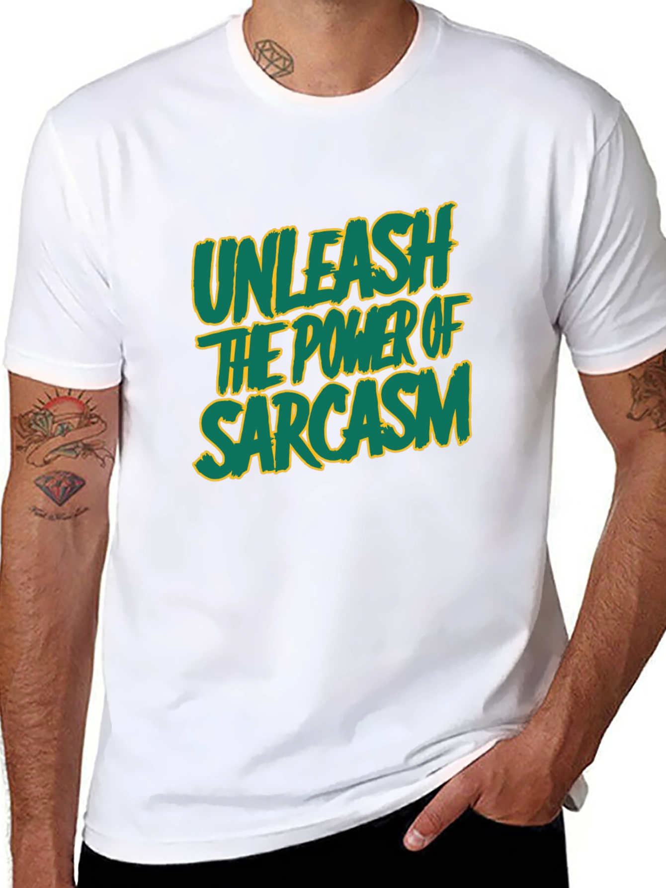 Unleash Sarcasm T-Shirt -  Funny Graphic Tee