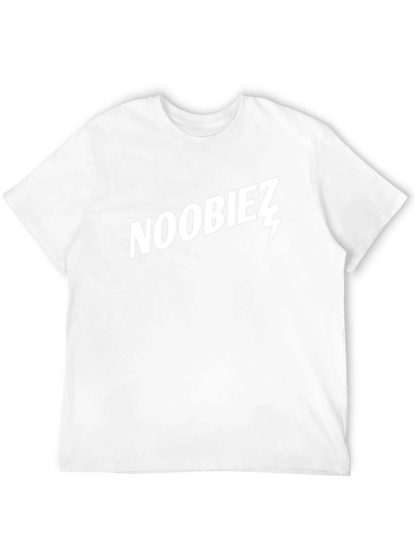 Noobiez Graphic Tee - Black Cotton Casual T-Shirt