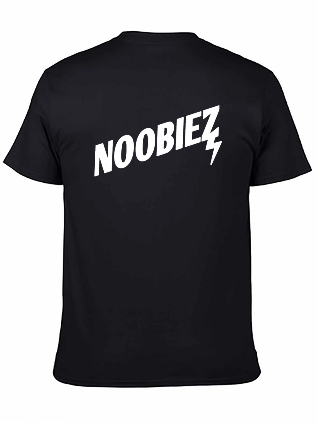 Noobiez Graphic Tee - Black Cotton Casual T-Shirt