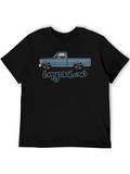 Lay’n Low Black T-Shirt Truck Graphic Tee