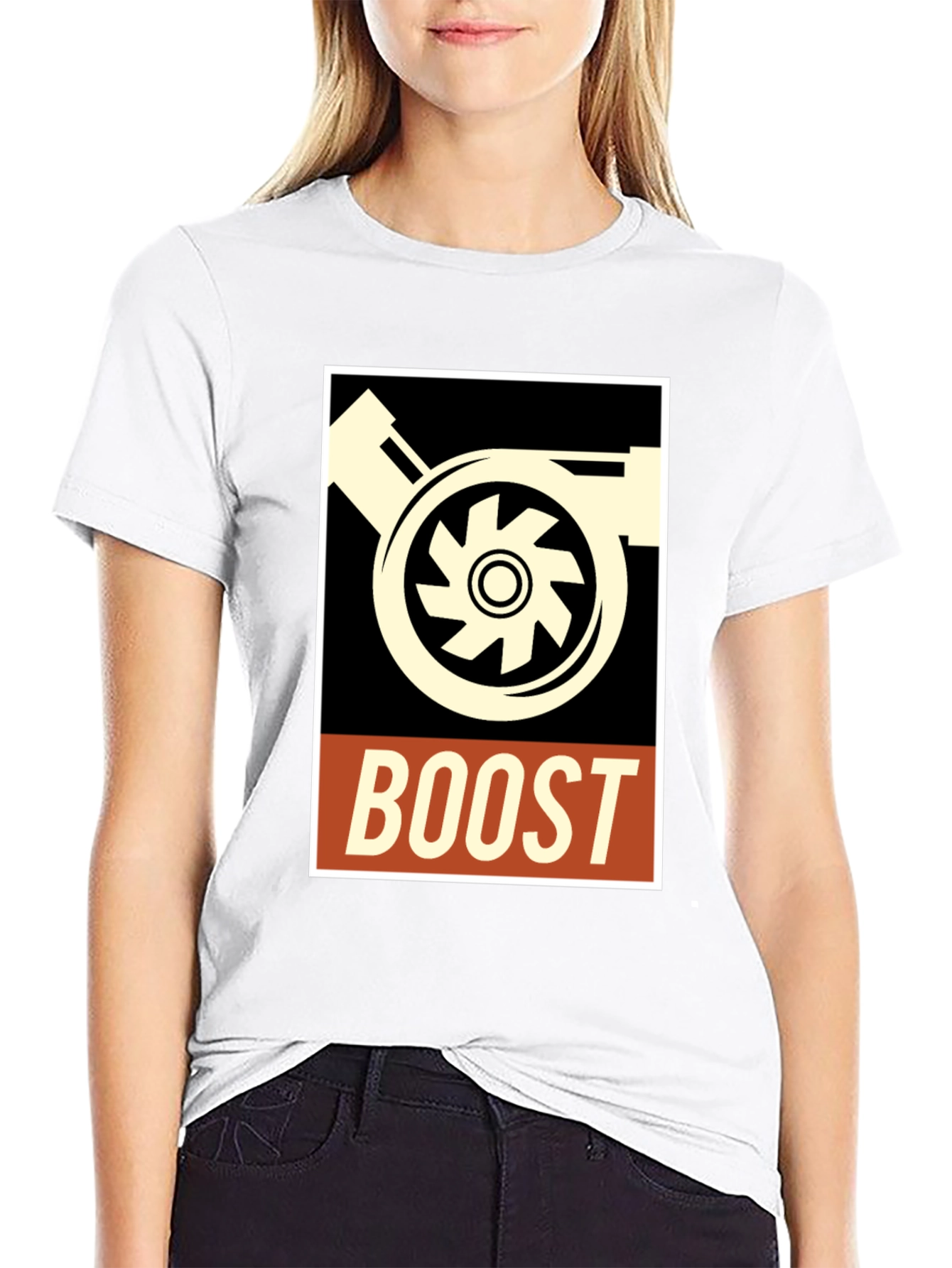 Boost Turbocharger Graphic Tee - Automotive Enthusiast