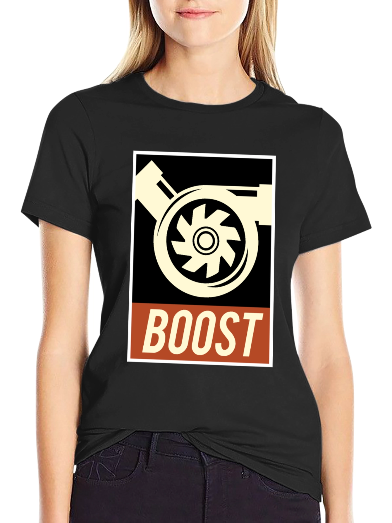 Boost Turbocharger Graphic Tee - Automotive Enthusiast