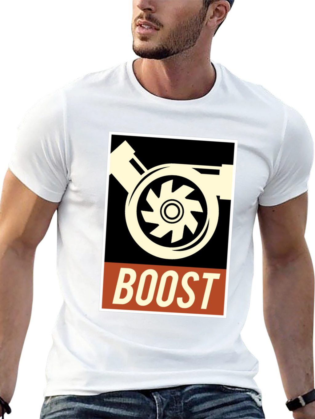 Boost Turbocharger Graphic Tee - Automotive Enthusiast