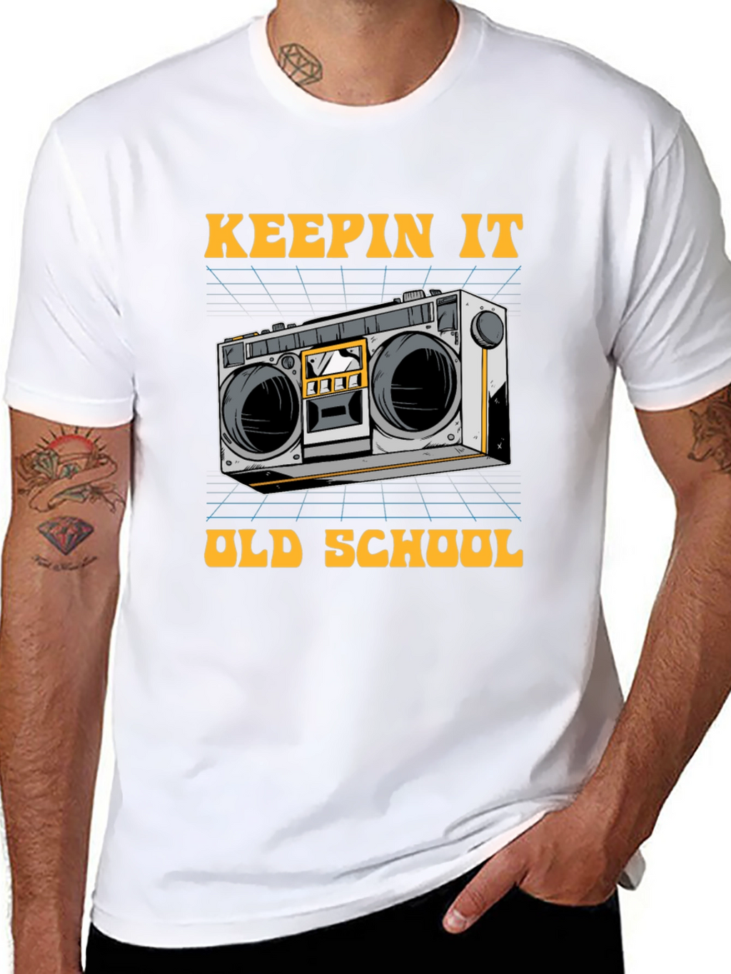 Keepin It Old School Boombox T-Shirt