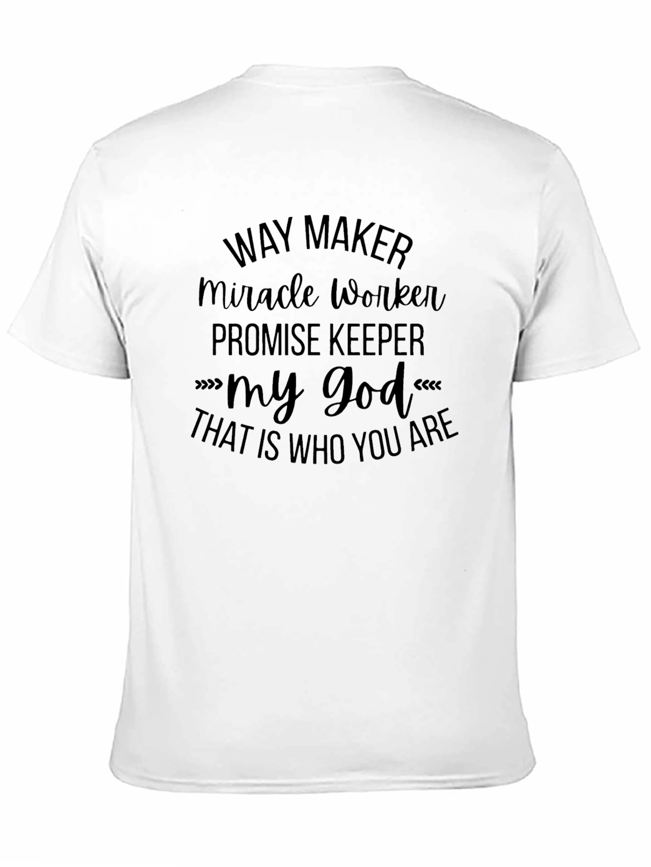 Way Maker Christian Black T-Shirt