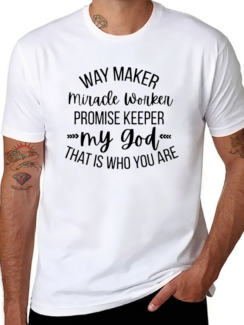Way Maker Christian Black T-Shirt