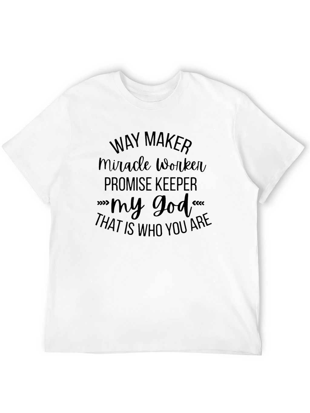 Way Maker Christian Black T-Shirt