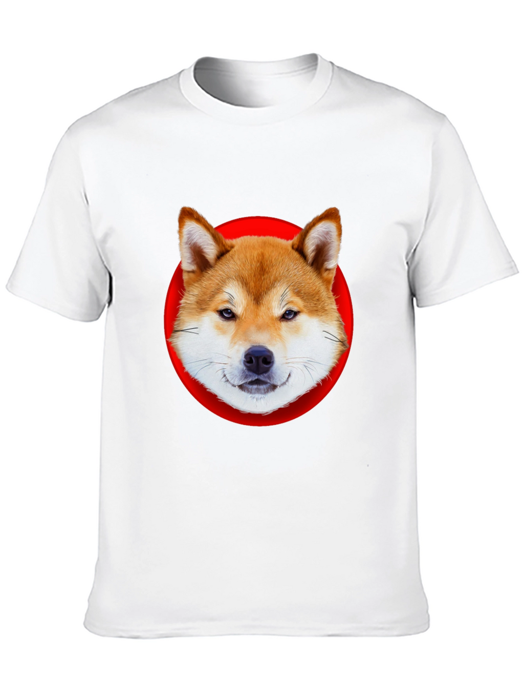 Shiba Inu Dog Graphic Tee - Classic Black