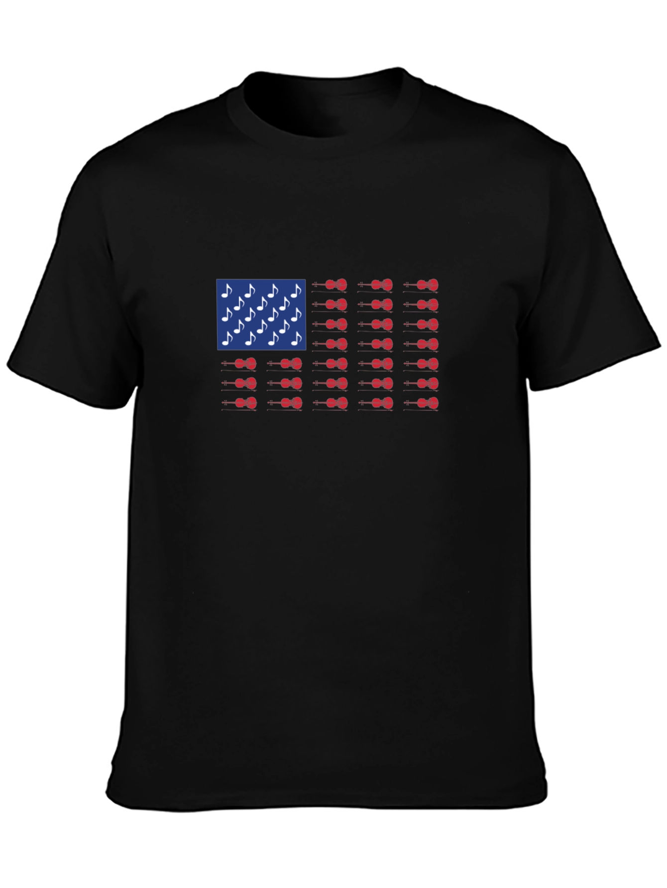 Musical American Flag T-Shirt