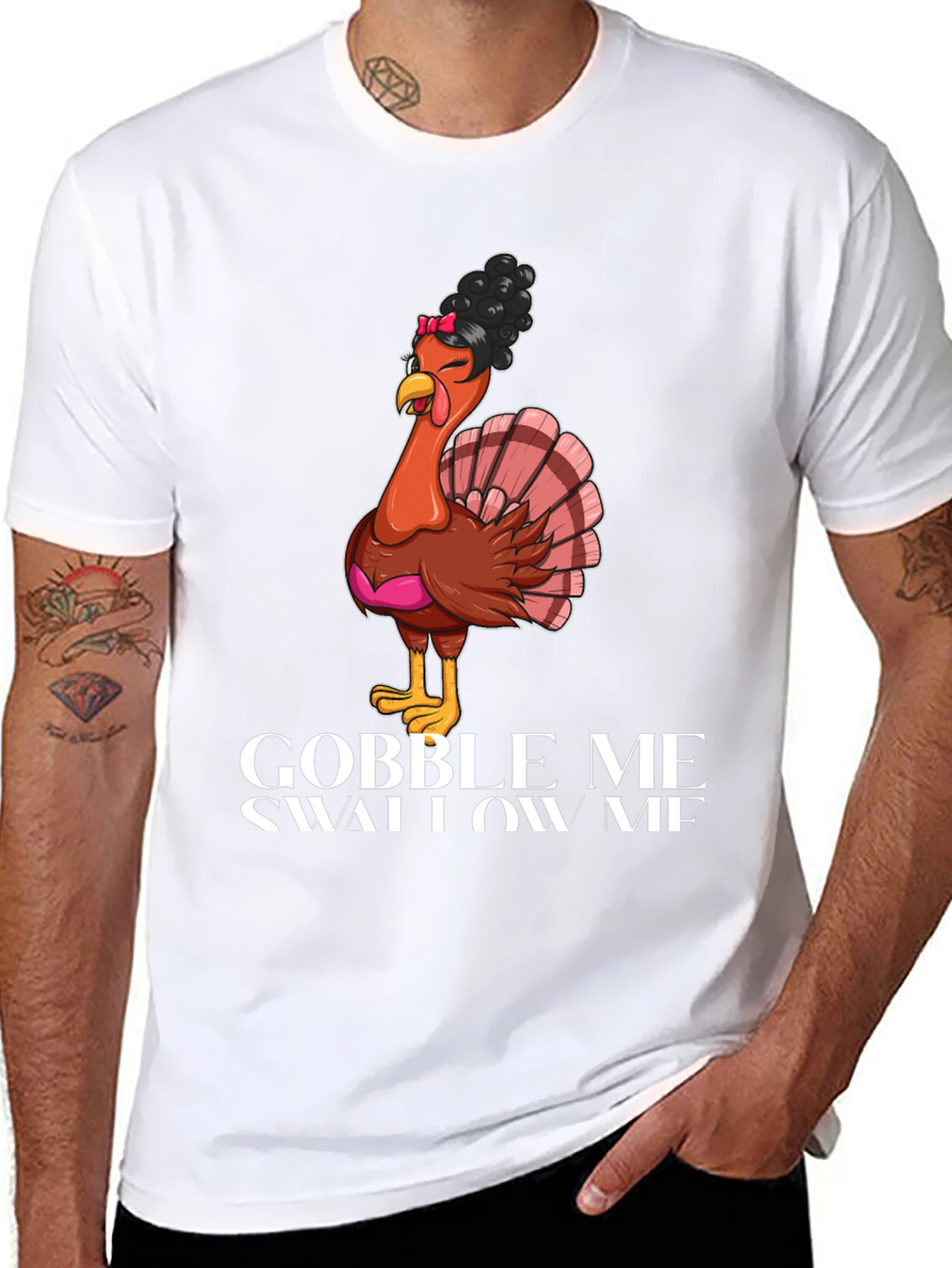Gobble Me Swallow Me Thanksgiving T-Shirt