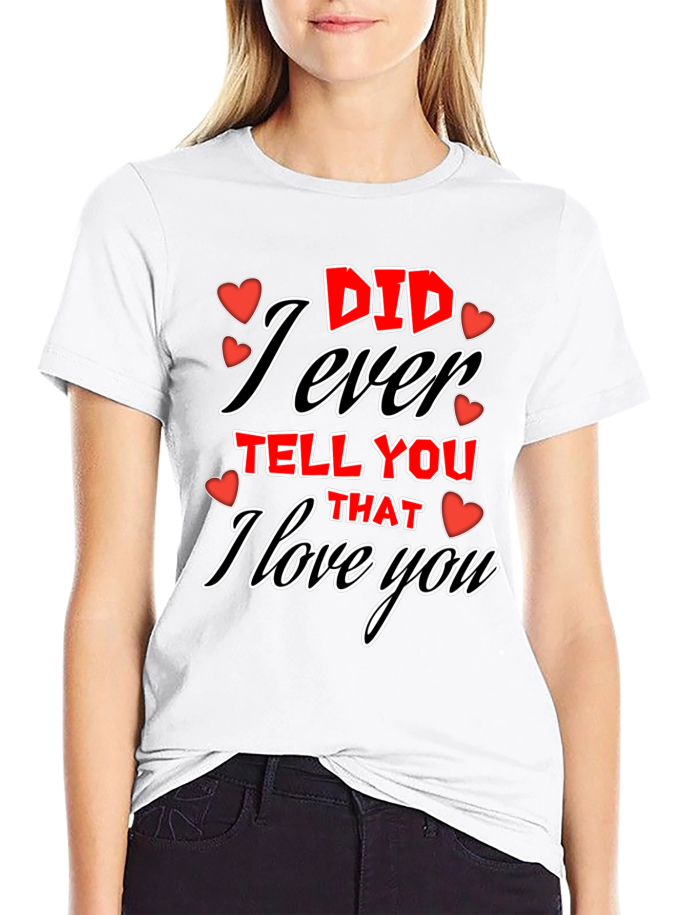 I Love You Graphic Tee - Valentines Day T-Shirt