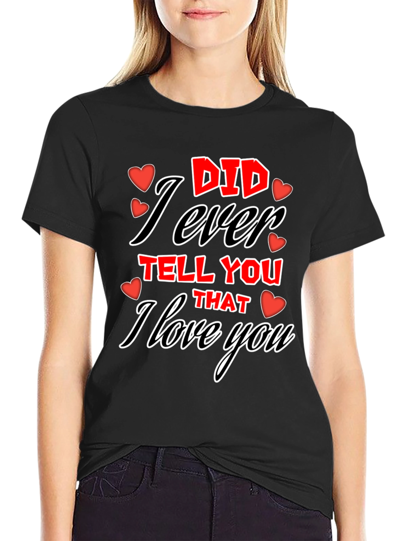 I Love You Graphic Tee - Valentines Day T-Shirt