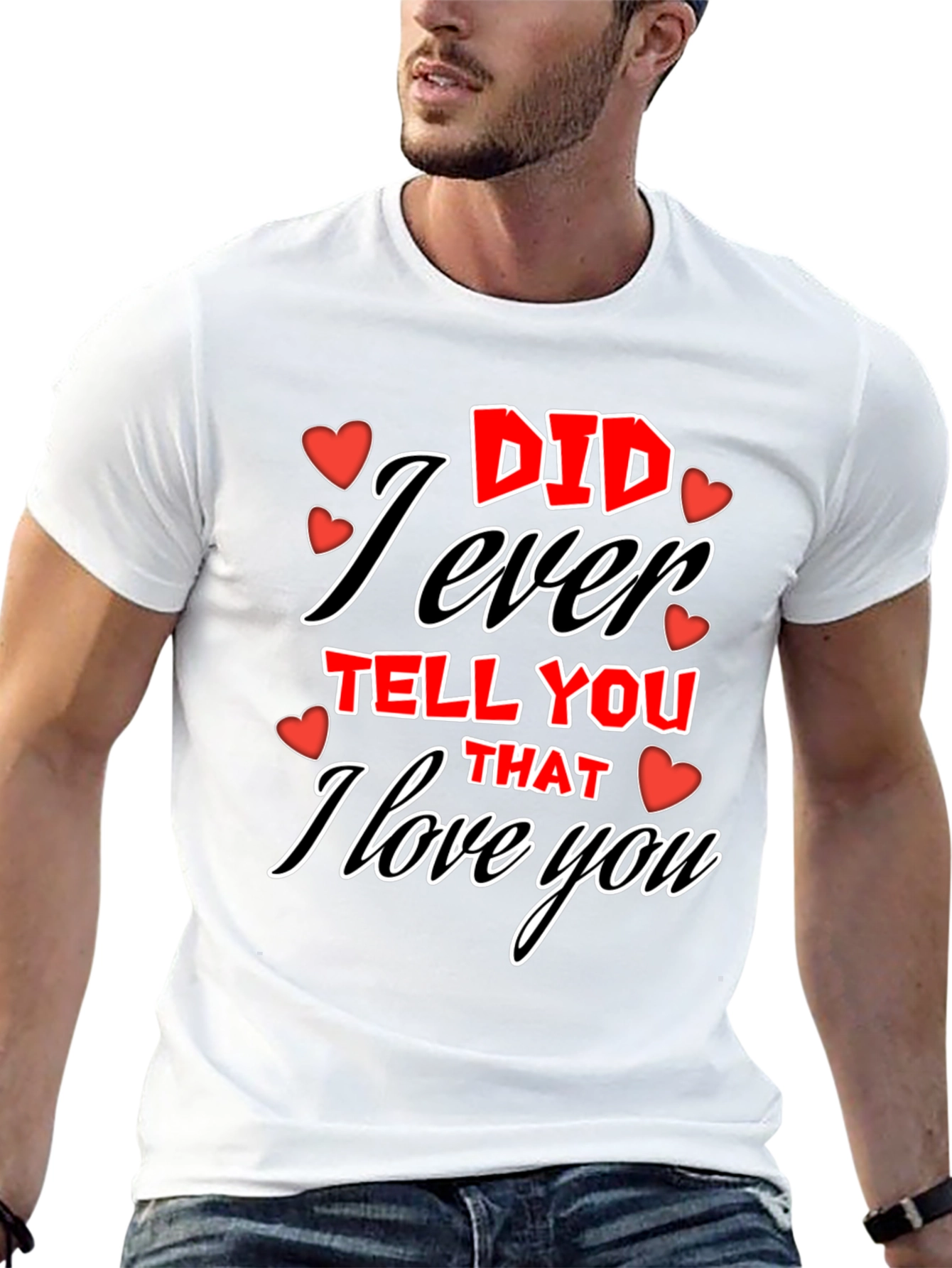 I Love You Graphic Tee - Valentines Day T-Shirt