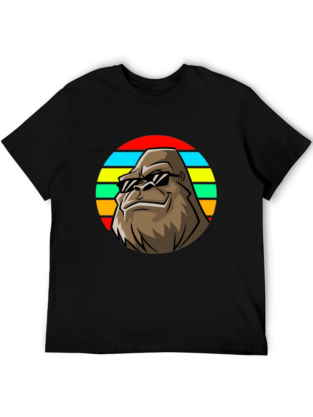 Retro Bigfoot T-Shirt - Cool Sasquatch Sunglasses Tee