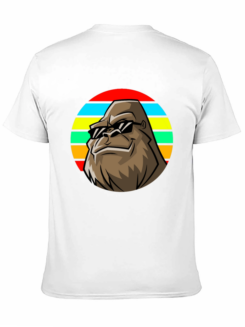 Retro Bigfoot T-Shirt - Cool Sasquatch Sunglasses Tee