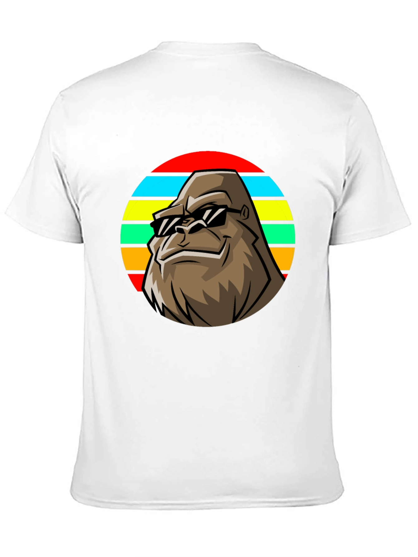 Retro Bigfoot T-Shirt - Cool Sasquatch Sunglasses Tee