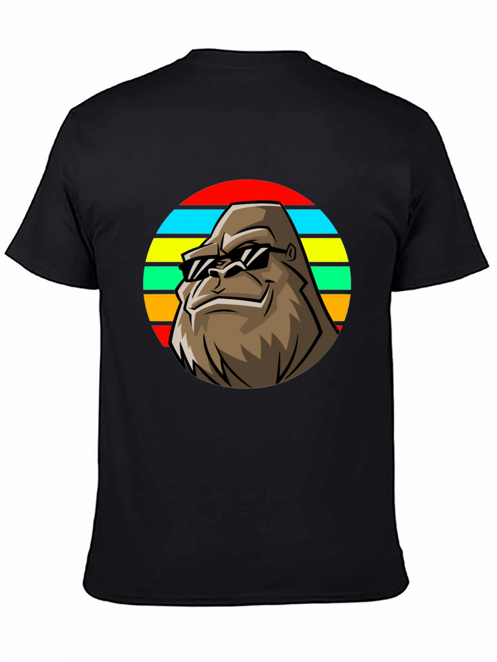 Retro Bigfoot T-Shirt - Cool Sasquatch Sunglasses Tee