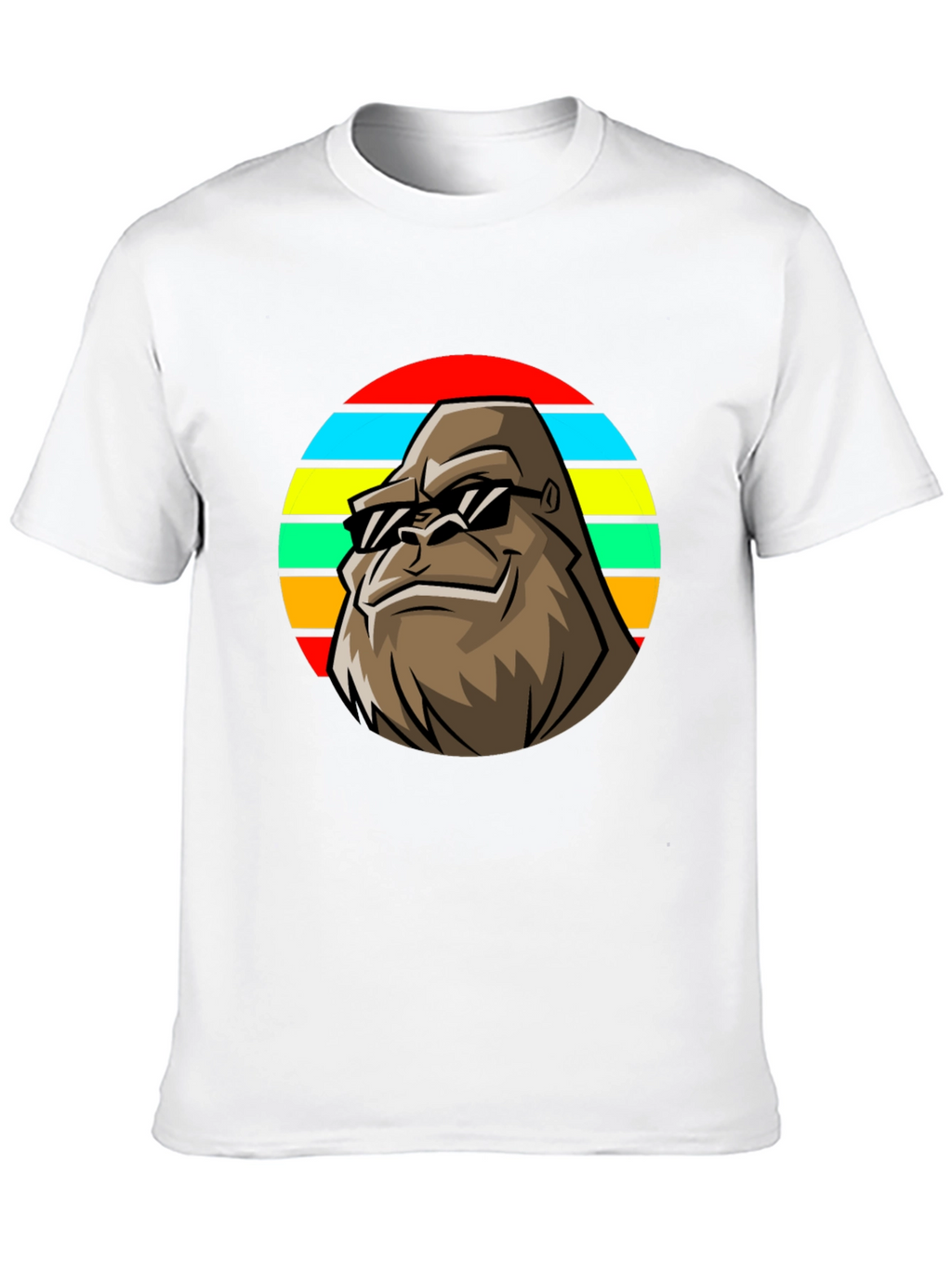 Retro Bigfoot T-Shirt - Cool Sasquatch Sunglasses Tee