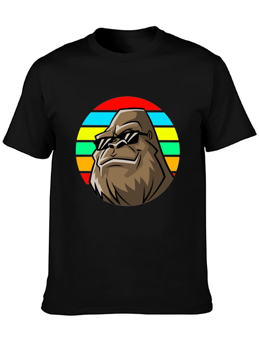 Retro Bigfoot T-Shirt - Cool Sasquatch Sunglasses Tee