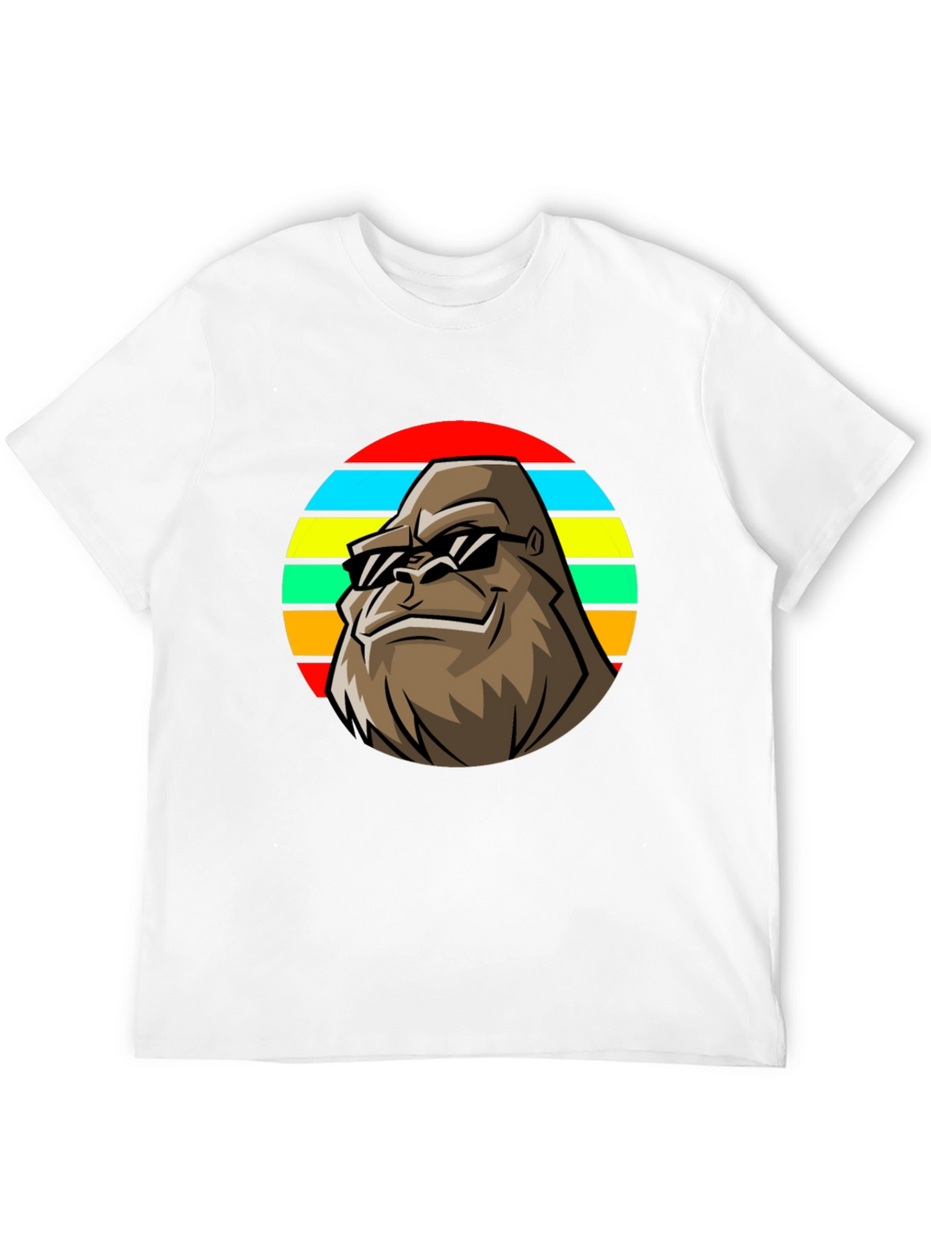 Retro Bigfoot T-Shirt - Cool Sasquatch Sunglasses Tee