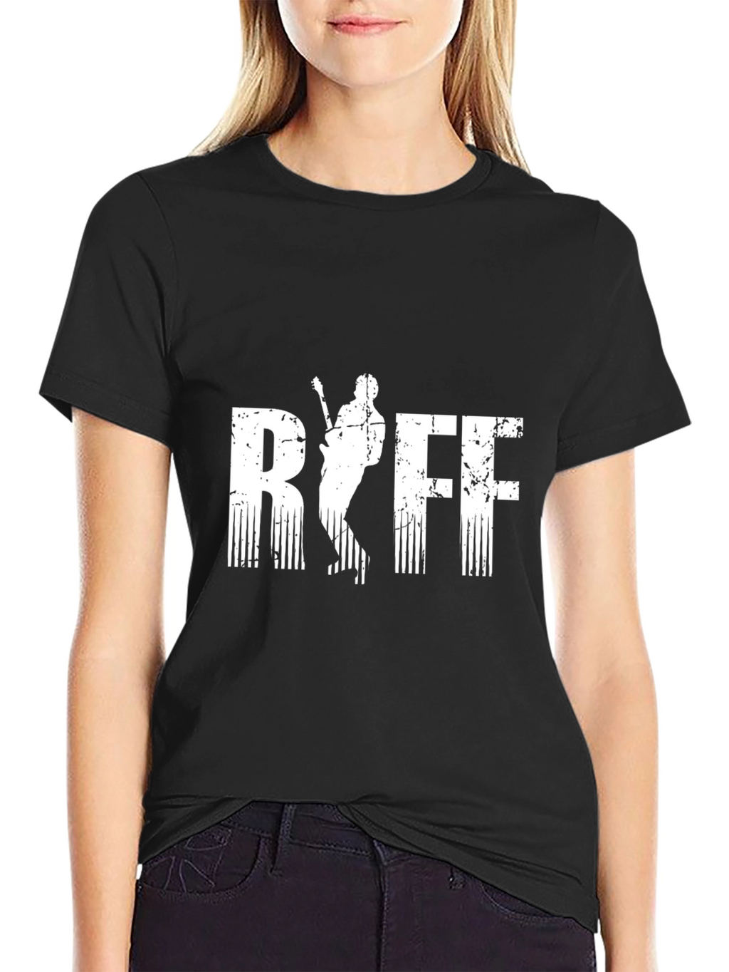 Rock Riff Graphic Tee - Black