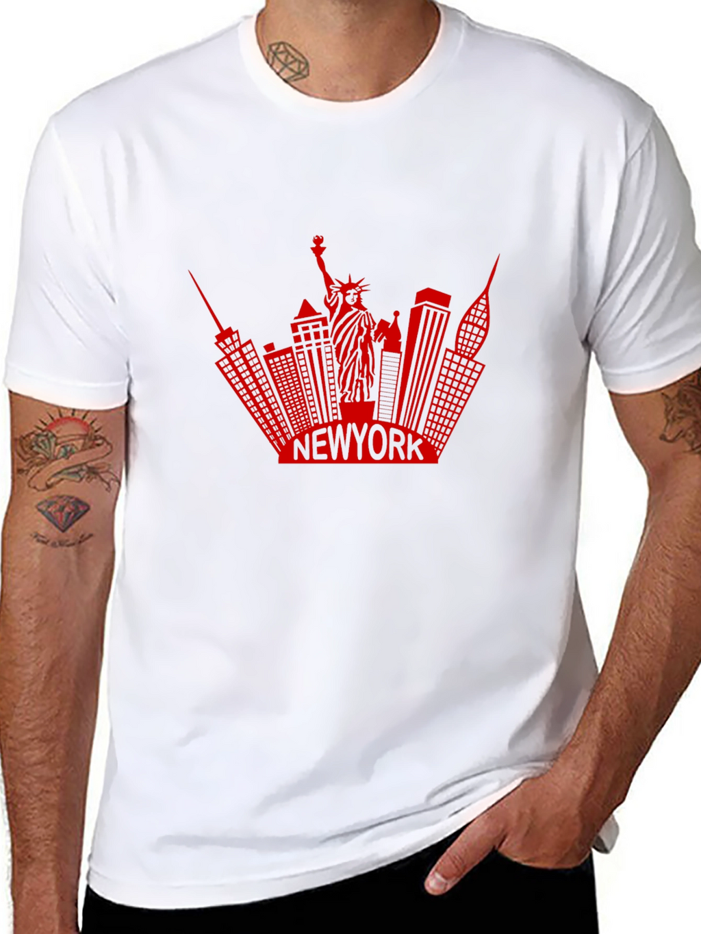 New York Skyline Graphic Tee