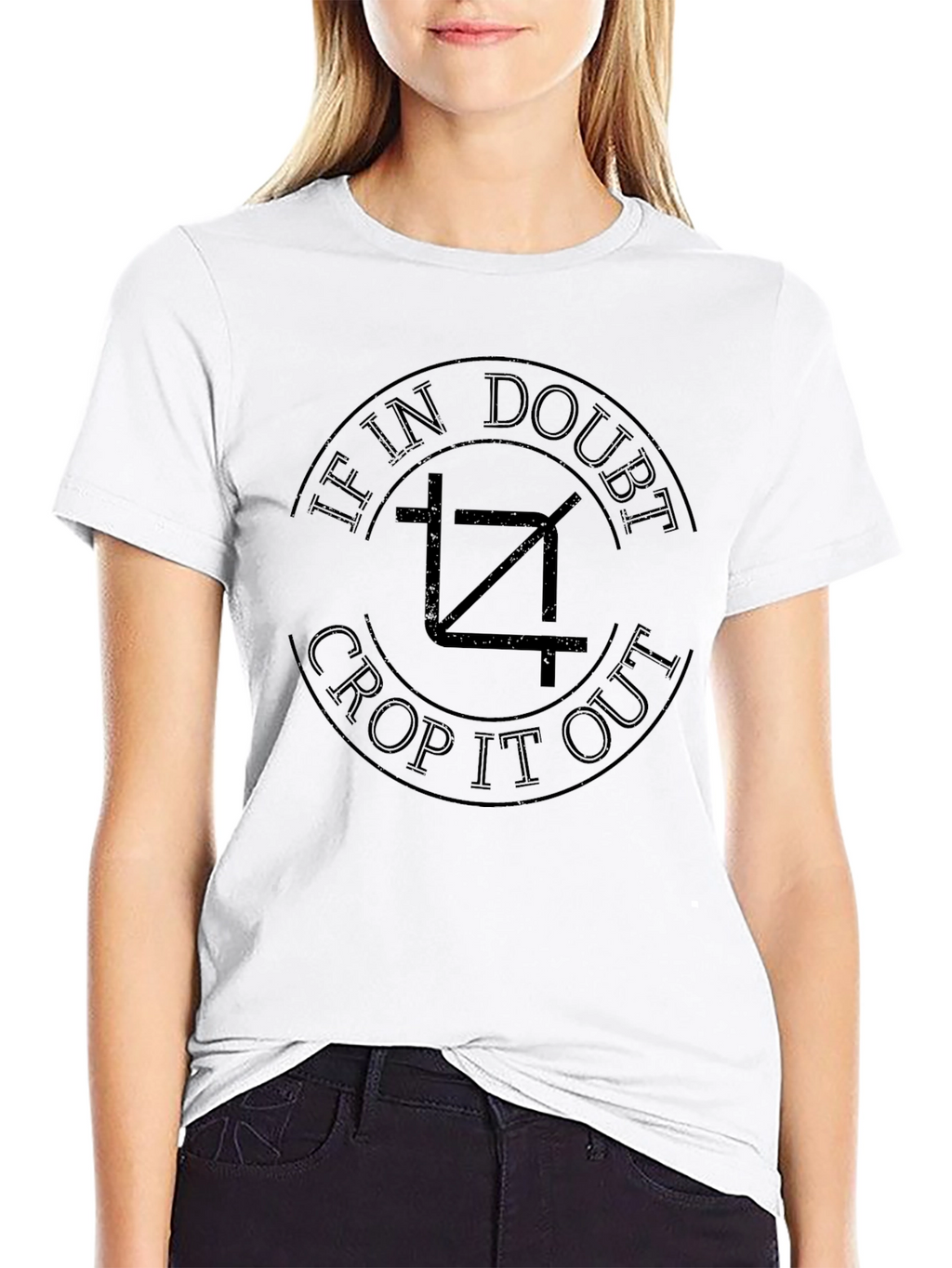 Crop It Out Graphic T-Shirt