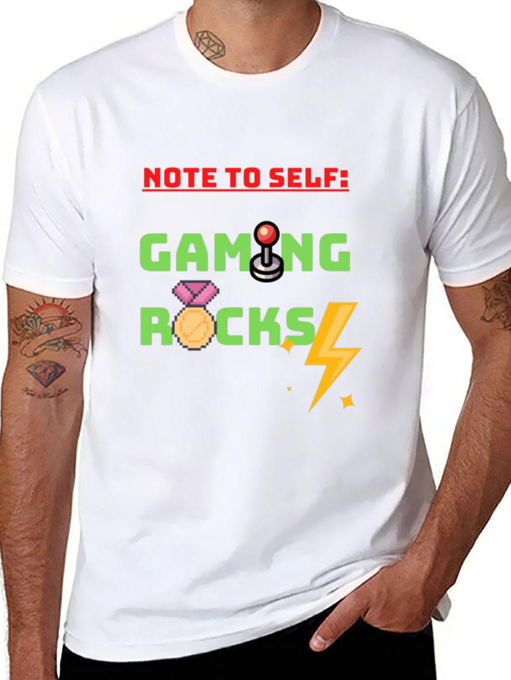 Gaming Rocks Graphic Tee - Gamers Must-Have!