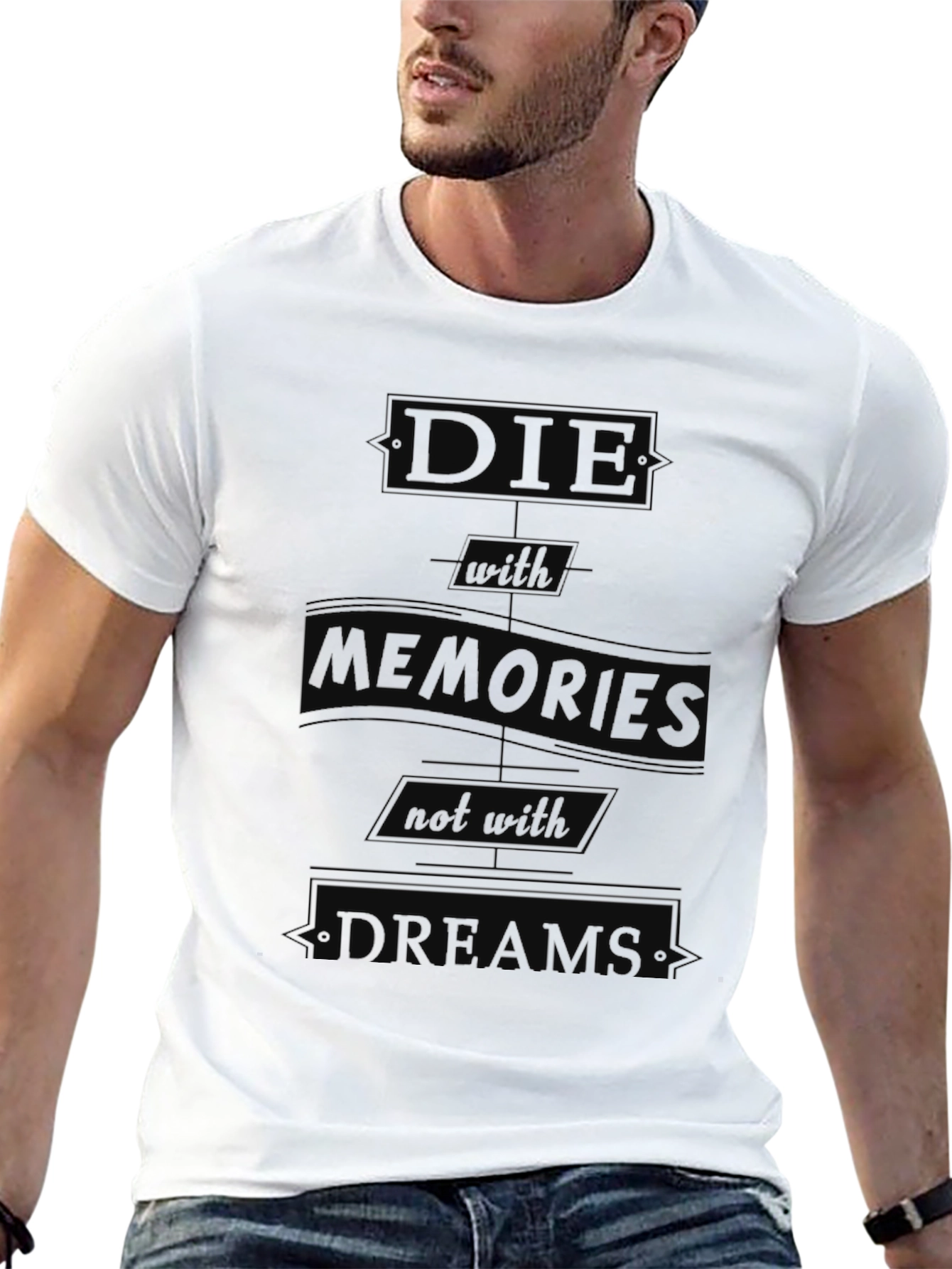 Die With Memories Black Graphic Tee