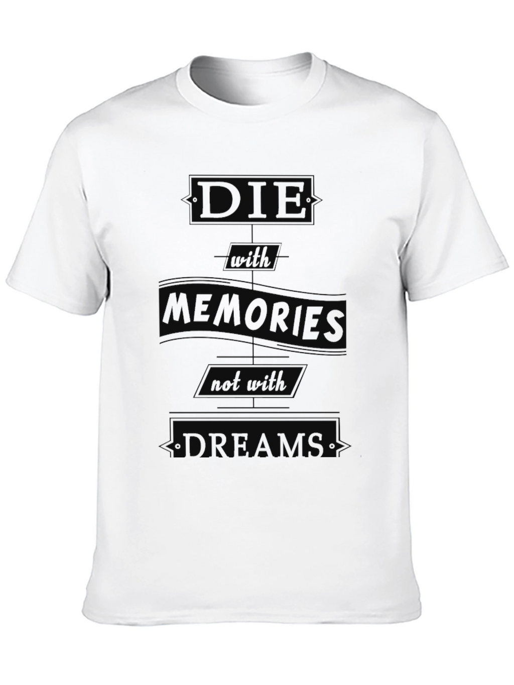 Die With Memories Black Graphic Tee
