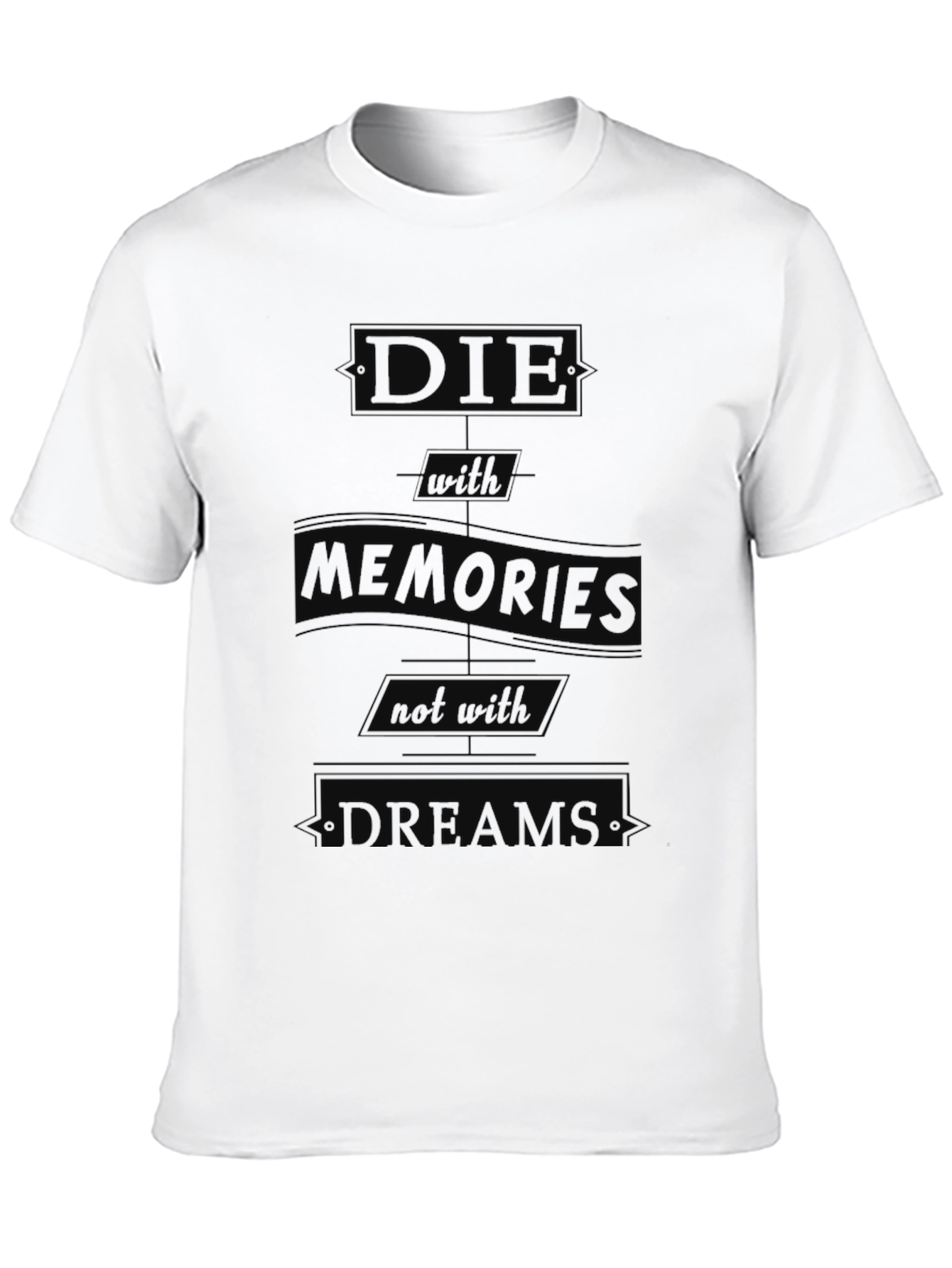 Die With Memories Black Graphic Tee