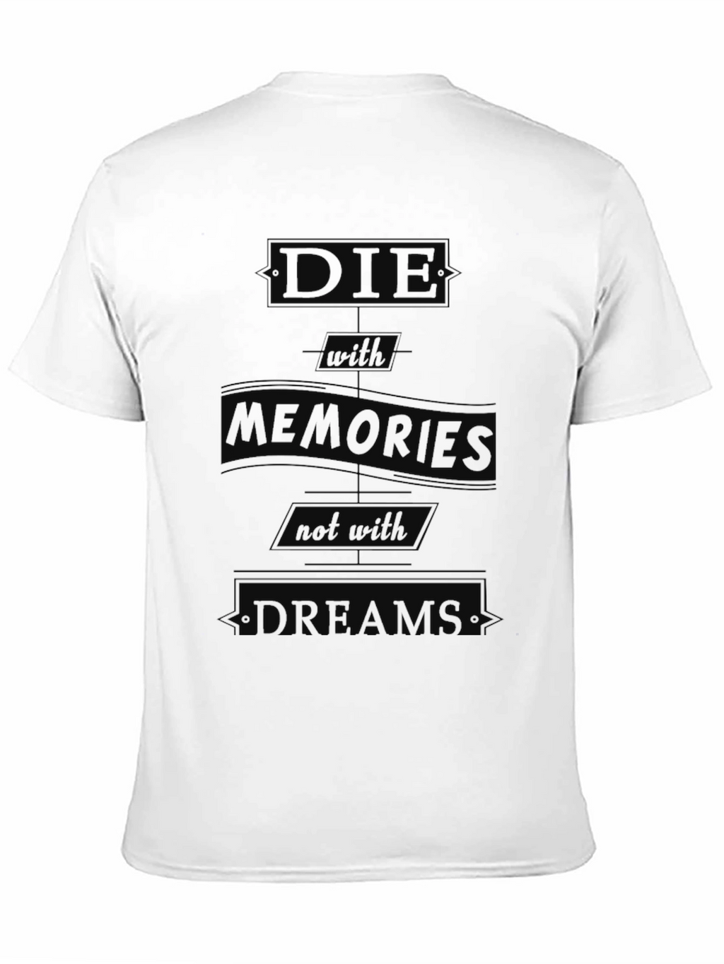 Die With Memories Black Graphic Tee