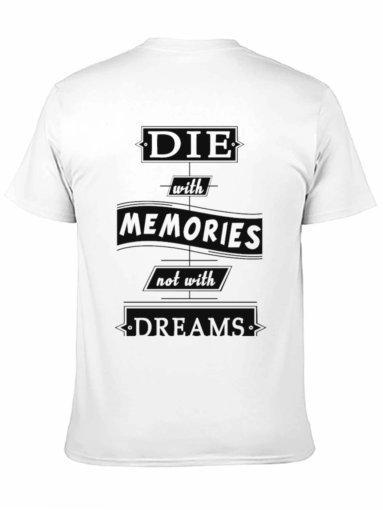 Die With Memories Black Graphic Tee