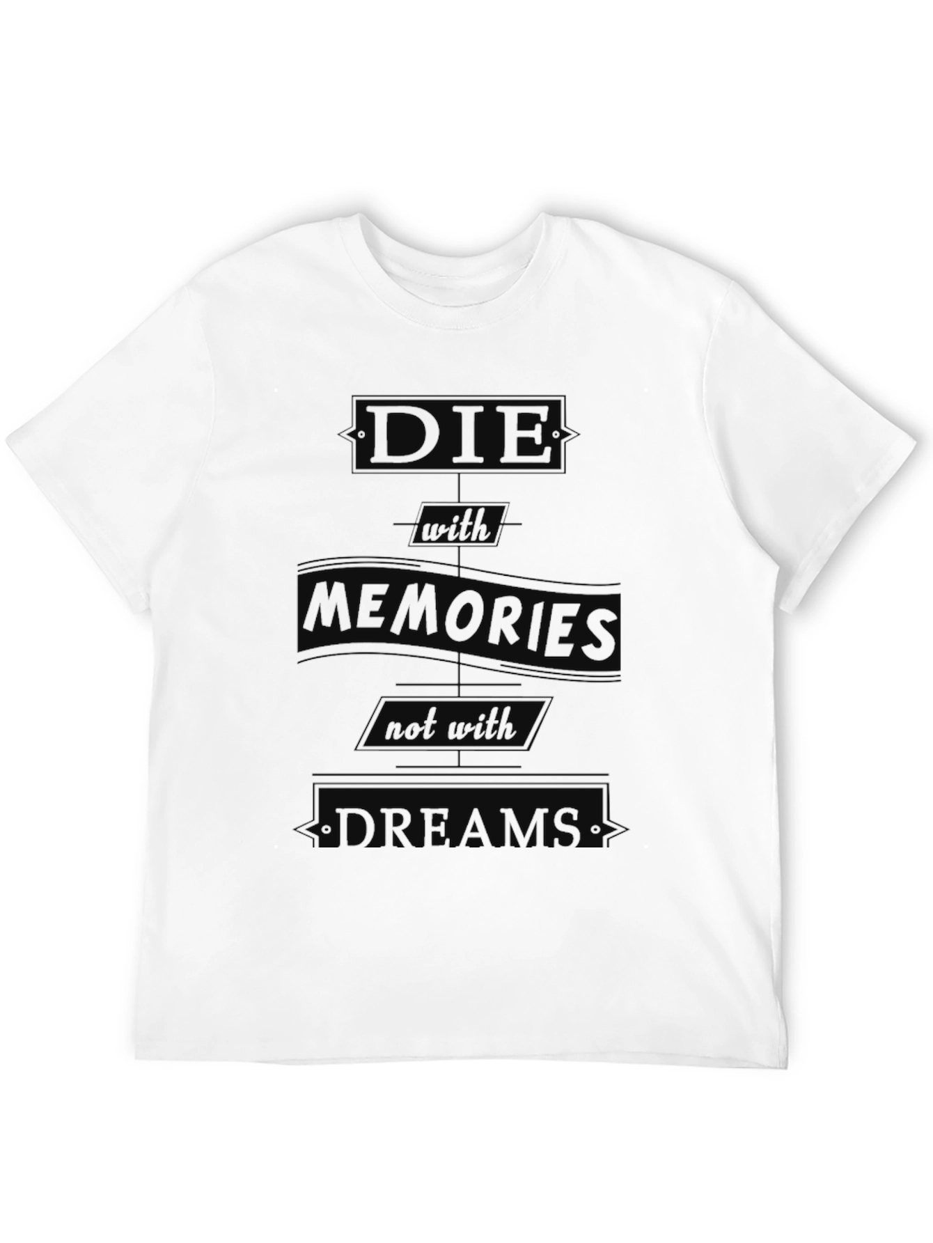 Die With Memories Black Graphic Tee