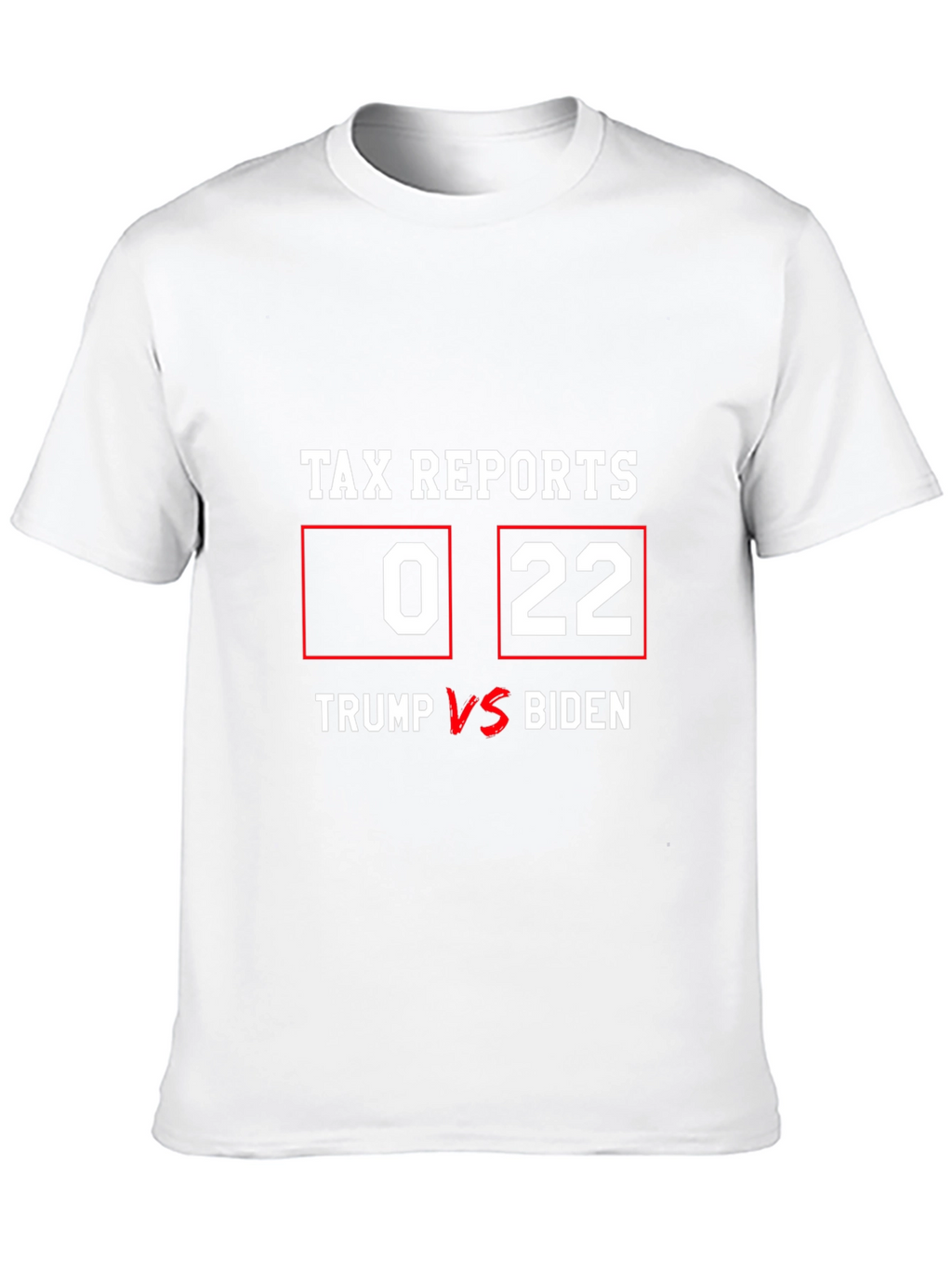Tax Report Trump vs Biden Graphic T-Shirt
