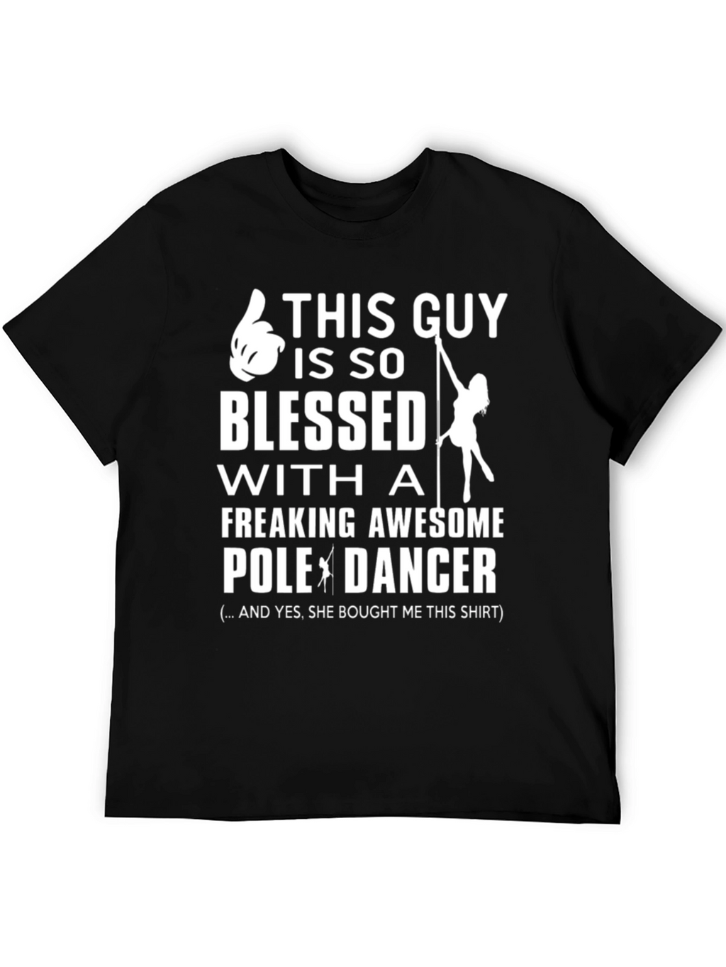 Funny Pole Dancer Graphic T-Shirt
