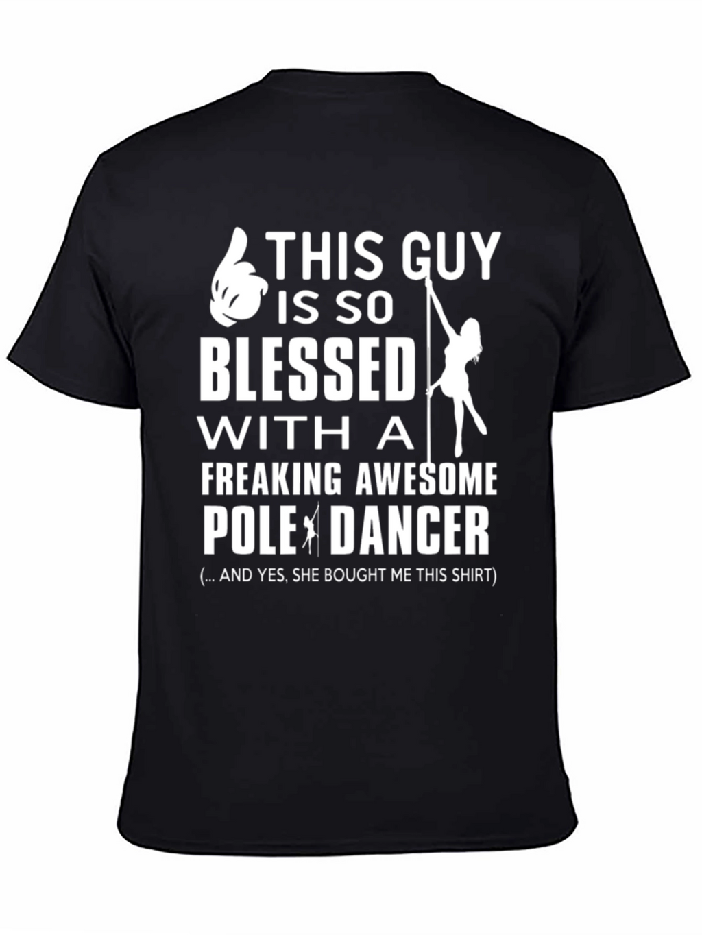 Funny Pole Dancer Graphic T-Shirt