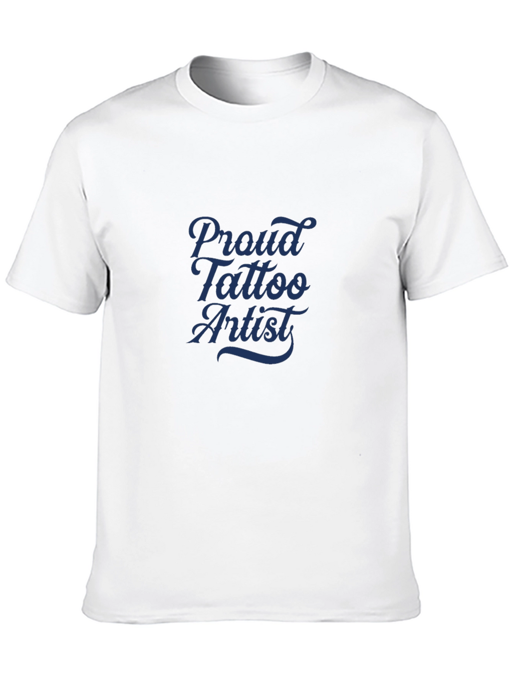 Proud Tattoo Artist Tee - Black Cotton Blend