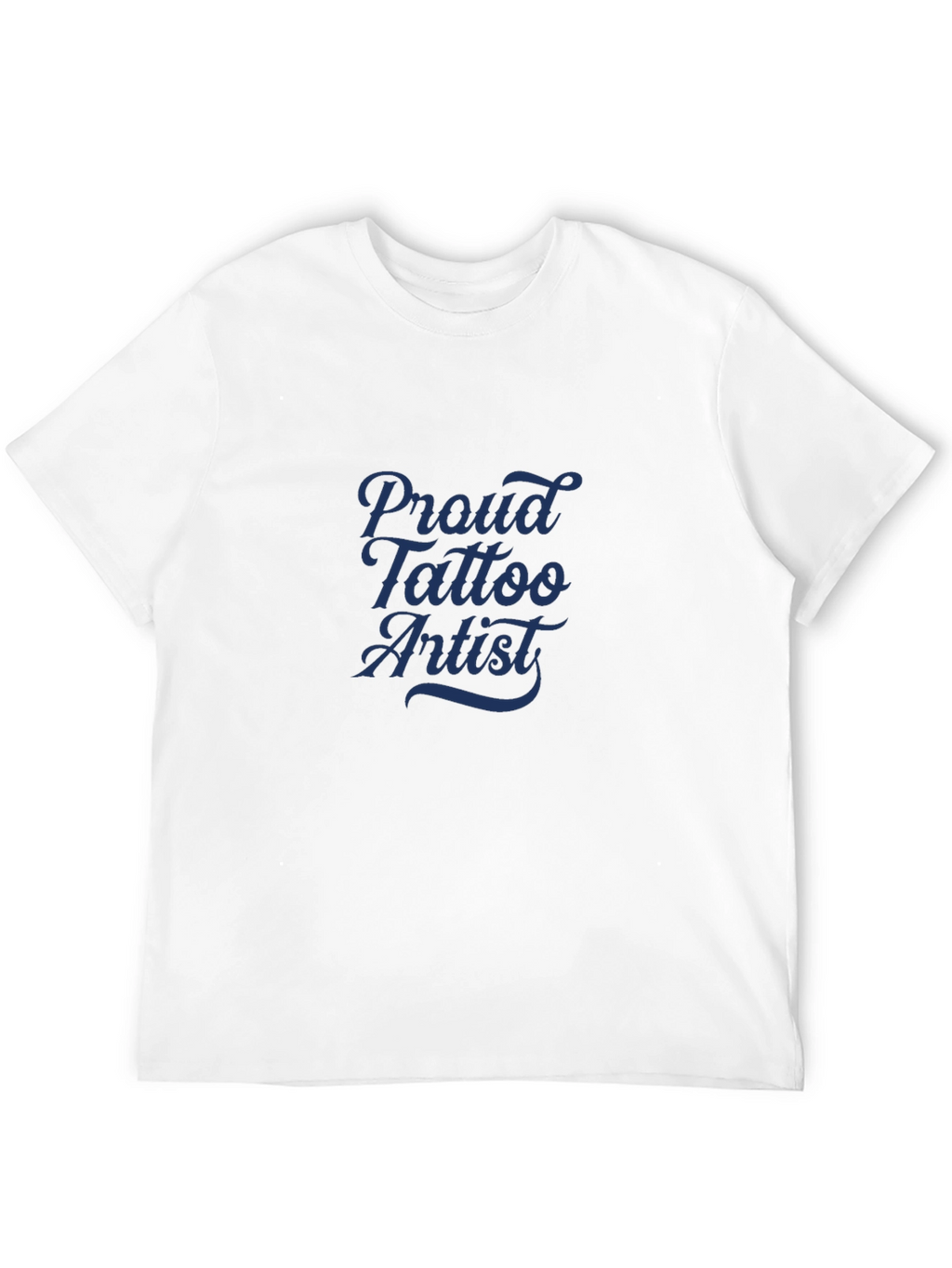 Proud Tattoo Artist Tee - Black Cotton Blend