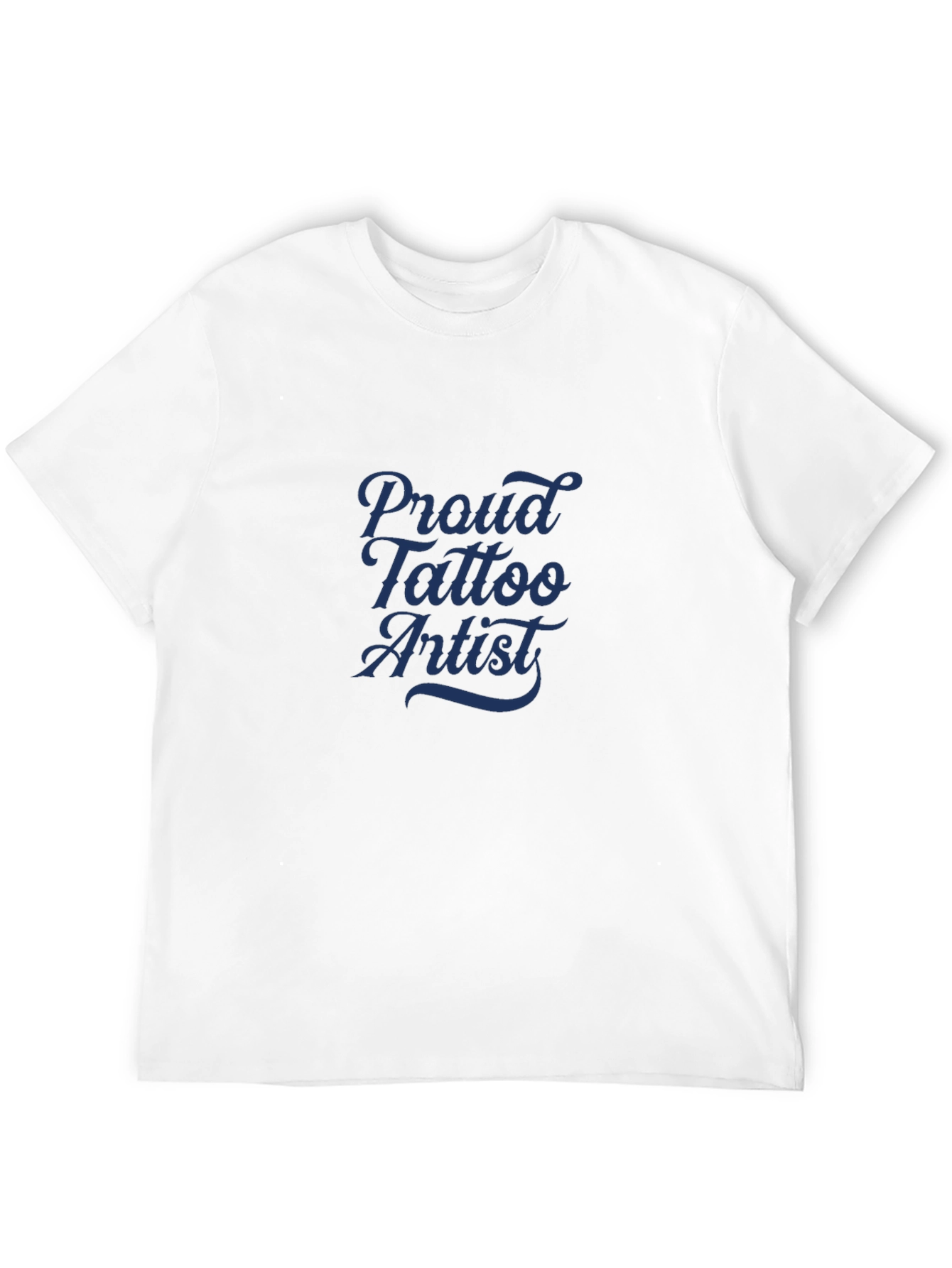 Proud Tattoo Artist Tee - Black Cotton Blend