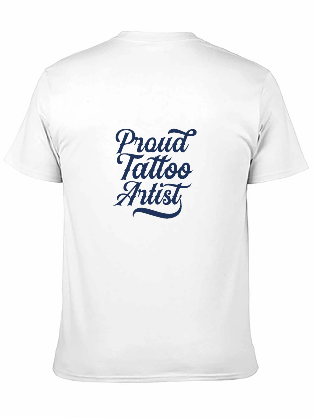 Proud Tattoo Artist Tee - Black Cotton Blend