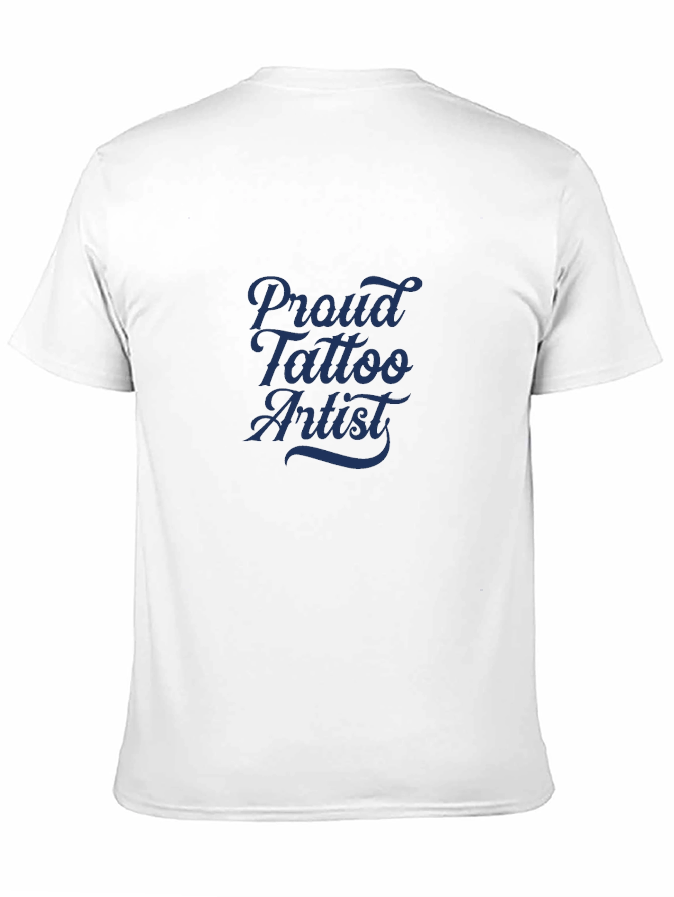 Proud Tattoo Artist Tee - Black Cotton Blend