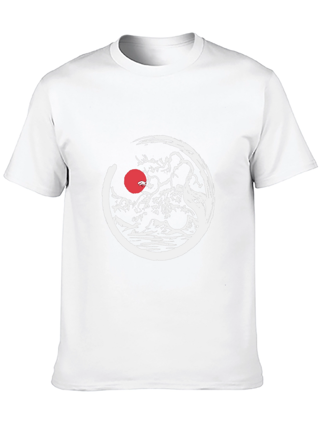 Zen Bonsai Tree T-Shirt - Japanese Art Style Tee