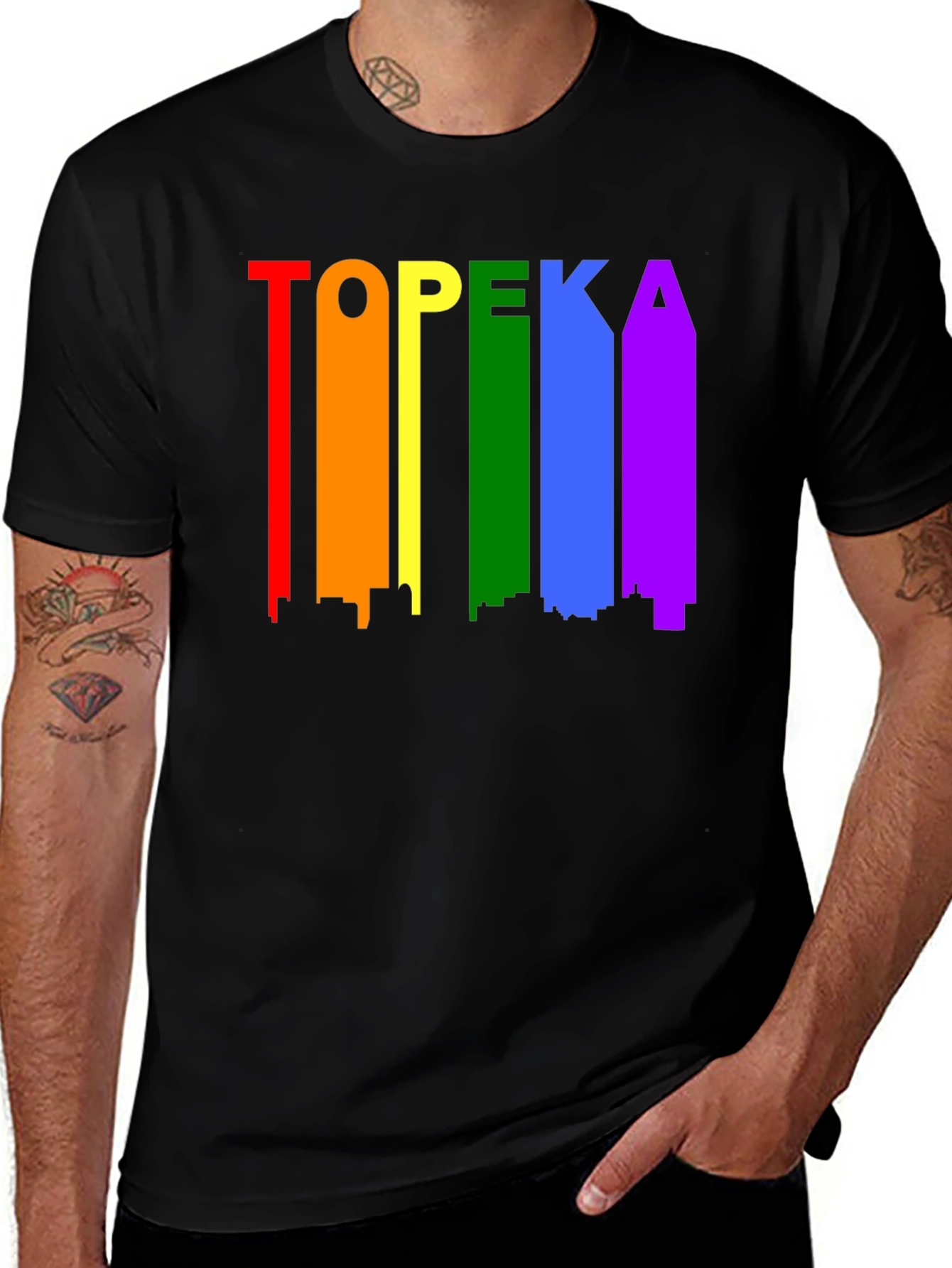 Topeka Pride Skyline T-Shirt