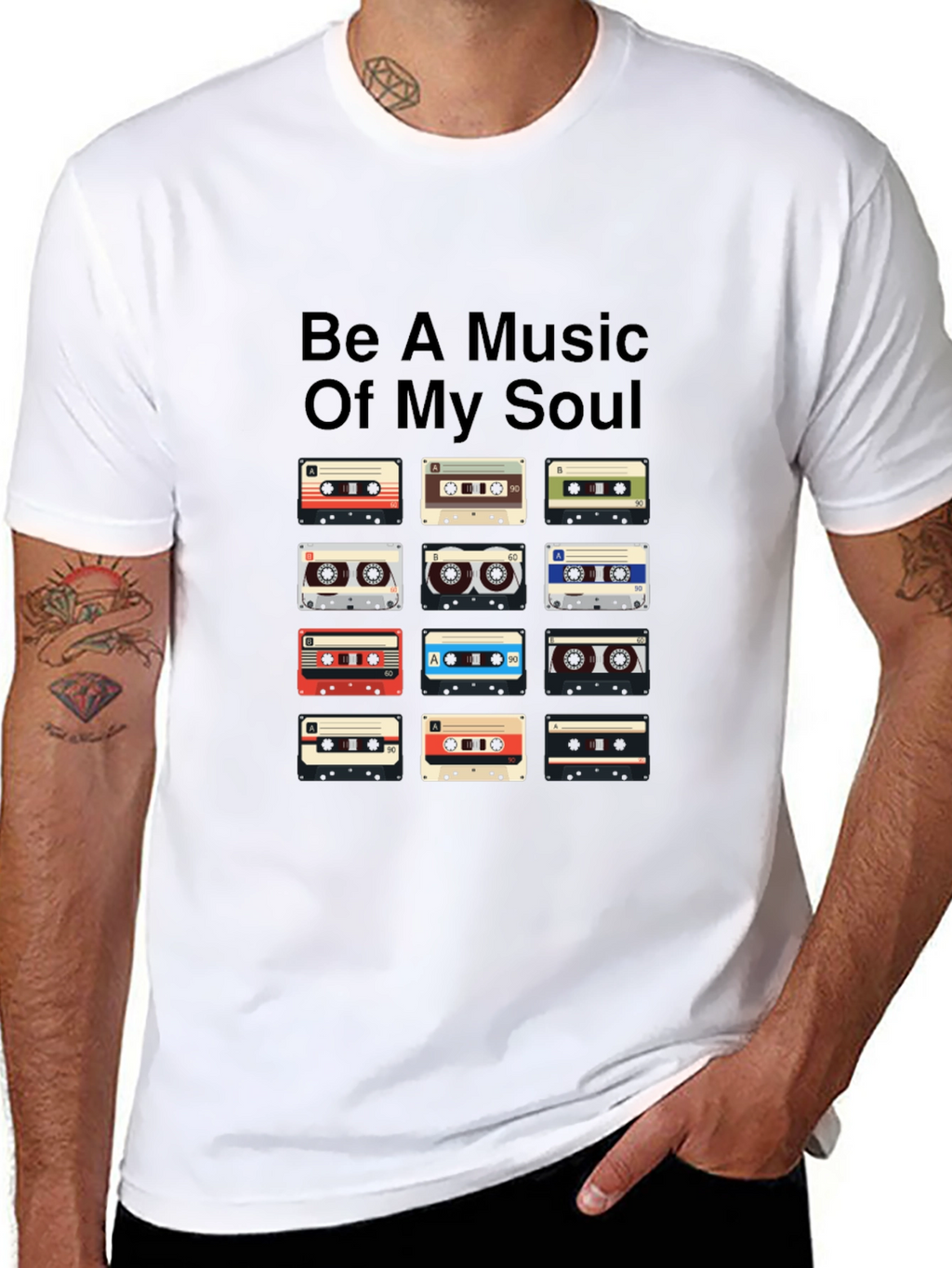 Music Cassette Tape Graphic Tee